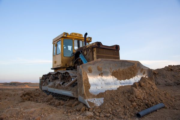 Bulldozer Land Grading in Panama City